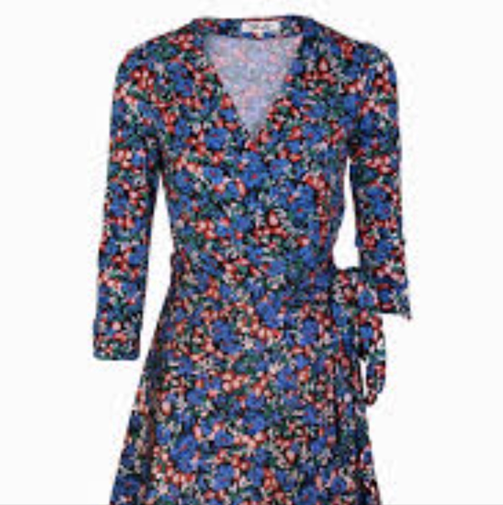 Diane Von Furstenberg Floral Wrap